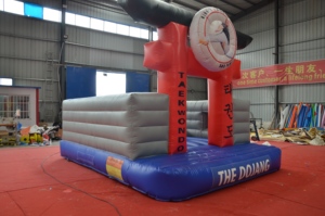 Nouveau <span class=keywords><strong>trampoline</strong></span> gonflable en PVC sur le thème des arts martiaux, adapté aux enfants et à la location pour diverses <span class=keywords><strong>occasions</strong></span> de fête. - Product Image 5