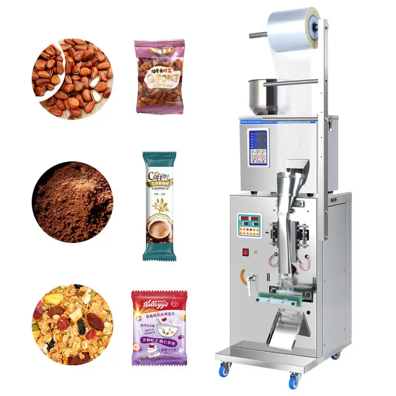 CE Automatic Small Teabag Nut Grain Spice Flour Coffee Granule Pouch Tea Bag Powder Packaging Packing Machine For Small Business