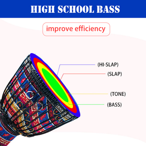 Instrument à percussion à main en matériau synthétique de 10 pouces-Tambour africain - Product Image 4