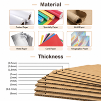 Boîte en kraft écologique personnalisée en gros avec logo, boîte d'emballage en papier avec fenêtre transparente, petit coffret cadeau