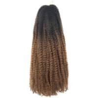 # OT30 1 Pack 24 pouces 100 grammes Ombre Brun 20 "Synthétique Marley Twist Tressage Cheveux Afro Kinky Marley Cheveux