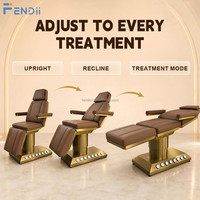 Fauteuil de traitement électrique réglable pour salon de beauté, lit de soin, table de massage spa, lit pour extensions de cils, chaise d'esthéticienne