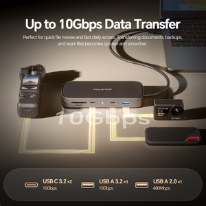Base de Conexión PULWTOP para <span class=keywords><strong>MacBook</strong></span> <span class=keywords><strong>Pro</strong></span> con Doble Monitor, 2 Puertos HDMI, PD, Ethernet, USB A/C 10Gbps para <span class=keywords><strong>MacBook</strong></span> <span class=keywords><strong>Pro</strong></span>/Air M5/M4/M3 <span class=keywords><strong>Pro</strong></span> y Max - Product Image 5