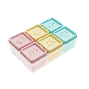 Mini 3oz snack sauces à salade plateau à vinaigrette en silicone de qualité alimentaire enfants collation pour tout-petits - Product Image 1