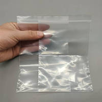 Emballage imprimé sac pe sac en plastique transparent sacs en plastique à joint auto-adhésif