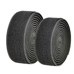 Bande élastique auto-adhésive réglable de haute qualité avec fermeture auto-agrippante, sangle 100 % nylon pour chaussures, sacs et rangement de vêtements - Product Image 1