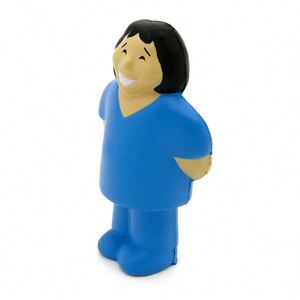Custom Logo Female Nurse Stress <b>Ball</b> Imprint Logo Nurse Stress Reliever <b>Squeeze</b> Toys for Promotion - Product Image 6