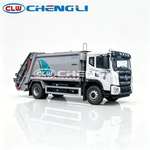 รถบรรทุกขยะไฟฟ้า Dongfeng16m ³ ไฟฟ้า210kwh พร้อมแบตเตอรี่ catl สำหรับการสุขาภิบาลในเมือง - Product Image 2