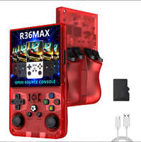 Nouveauté R36 MAX PRO Console de jeu portable avec écran de 4,0 pouces, manette à double joystick, Wi-Fi, système Android