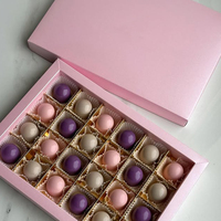 Scatola per Pasticceria di Lusso Personalizzata Ecologica in Cartone Rigido con Coperchio e Base Stampati in Rilievo per Confezionamento di Snack, Cioccolato e Sushi
