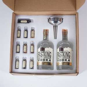 Kit <span class=keywords><strong>de</strong></span> fabrication <span class=keywords><strong>de</strong></span> <span class=keywords><strong>gin</strong></span> Baraka DIY 500ml*2 bouteilles 40%vol à base <span class=keywords><strong>de</strong></span> vodka avec 10 types d'épices naturelles - Product Image 1