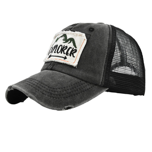 Custom Sporty 100% Cotton Mesh <b>Baseball</b> <b>Cap</b> with 3D Embroidery Curved Brim Metal Buckle Closure-Summer Sun Hat for Adults - Product Image 2