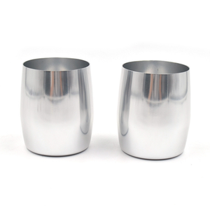 Copas de Vino/Estilo Old Fashioned DFH6 de Aluminio sin Tallo, 300 ml, Vaso Tipo Pint, Copas para Cócteles - Product Image 1