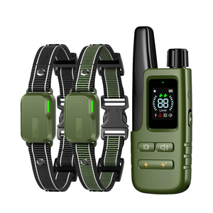 A m a Zon Best Seller <span class=keywords><strong>Dog</strong></span> Shock <span class=keywords><strong>Collar</strong></span> 3300Ft <span class=keywords><strong>Collar</strong></span> de entrenamiento para perros con control remoto para perros 5-120lbs Recargable Impermeable E <span class=keywords><strong>Collar</strong></span> - Product Image 2