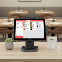 Terminal de point de vente électronique de bureau avec écran tactile de 15 pouces, système de caisse enregistreuse électronique, machine POS, DDRIII 4G