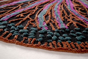 Handcrafted Tibetan Wool and Silk Carpet Hand Knotted Premium Area Rug with Custom Size for Hotel Bedroom Living Room and Villa - Product Image 3