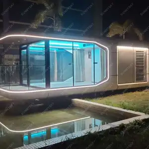 Sunnysky Space Capsule House Smart Camping Mobile Homes House With Voice Control Curtain Smart House Mobile Home