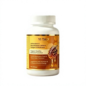 Capsules de soutien immunitaire à base de miel, marque privée/OEM ODM, 90 unités, formule antioxydante naturelle, faible MOQ 50 pièces - Product Image 1