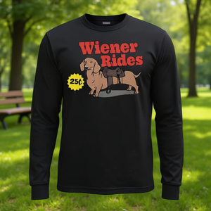 T-shirt à manches longues Wiener Rides, chemise promotionnelle 2025 - Product Image 3