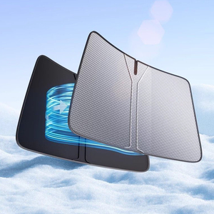 Foldable Car Sun Visor Front <strong>Window</strong> Windshield Sunshade for tesla Model Y Juniper 3 Highland Indoor <strong>window</strong> <strong>screen</strong> <strong>cover</strong> - Product Image 4