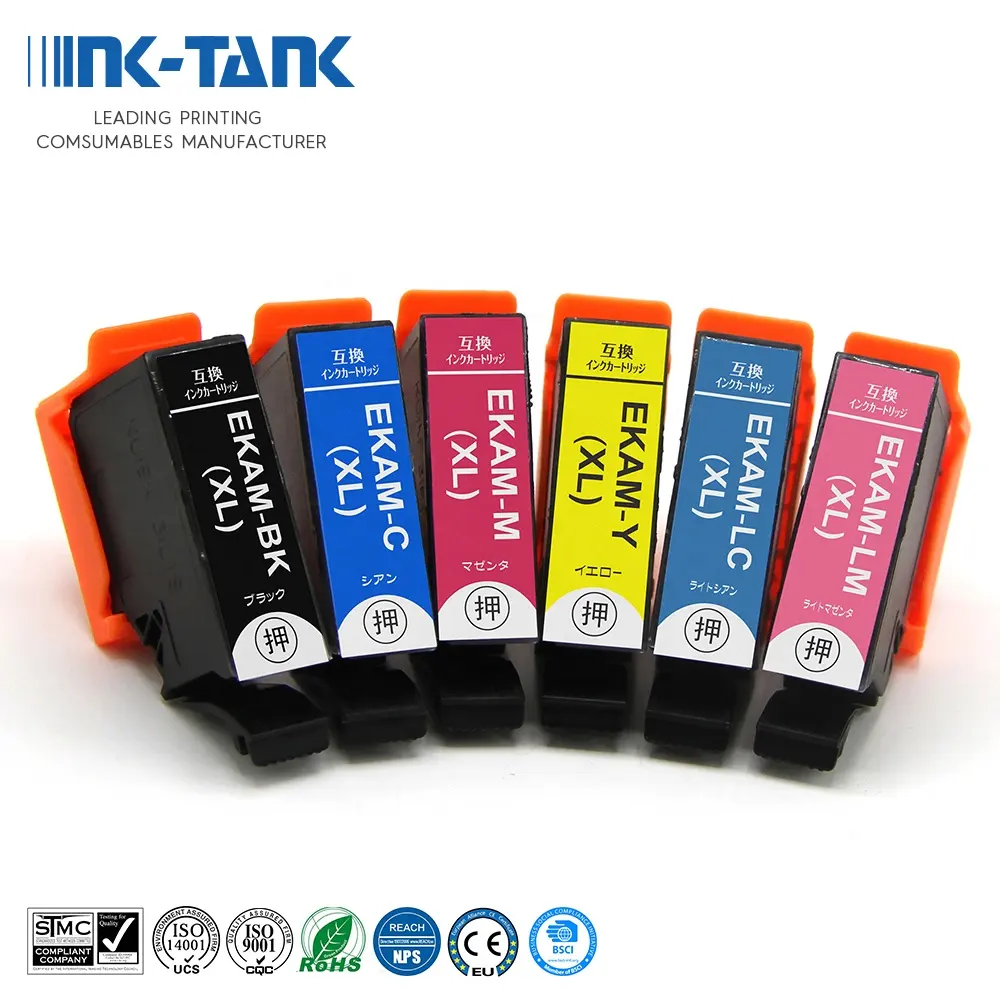 INK-TANK KAM-BK-L KAM-C-L KAM-M-L KAM-Y-L KAM-LC-L KAM-LM-L Compatible Inkjet Ink Cartridge für Epson EP-881AW Printer