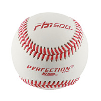 Balle de baseball professionnelle de haute qualité en cuir de vache, logo personnalisé d'usine, standard universitaire officiel