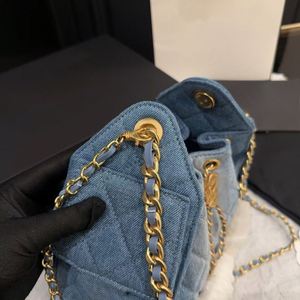 กระเป๋าถือผู้หญิงหนังแท้คุณภาพสูงระดับไฮเอนด์ กันน้ำ ความจุเยอะ สายโซ่ สไตล์วินเทจ - Product Image 5