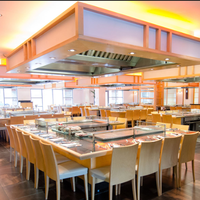 Deutscher Hibachi-Grill Teppanyaki für Hotel- und Restaurant-Buffets, Mobil
