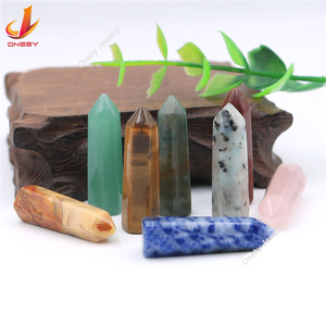 Bán Buôn <span class=keywords><strong>Unicuspid</strong></span> Hình Lục Giác Chữa Bệnh Đá Chữa Bệnh Thủ Công Tự Nhiên Pha Lê Mặt Dây Chuyền Pha Lê Điểm Tháp Pha Lê Thủ Công - Product Image 1