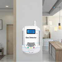 Détecteurs de gaz GPL portables en gros pour alarme incendie, détection de gaz naturel pour climatiseur de voiture, en plastique ABS, portée 10m, alarme sonore