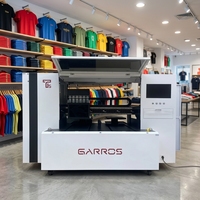Imprimante DTG Garros T5 à faible consommation de prétraitement, réduction des coûts de revêtement, machine d'impression numérique textile