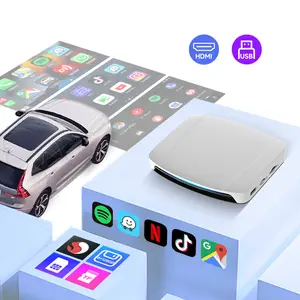 Carlinkit không dây Android Auto Carplay ai BOX ANDROID 13 phương tiện truyền thông thông minh không dây Carplay ai Box 8GB + 128GB HDMI USB Tbox UHD