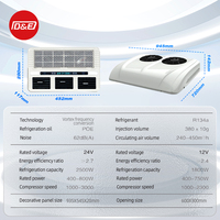 AC Rooftop CNDE Berkualitas Tinggi Baru 12/24V AC Kipas Ganda Truk RV Camper Motorhome Kompresor Rotor Garansi 12 Bulan