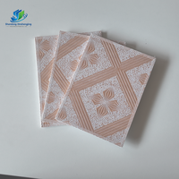 Dalles de plafond suspendu polyvalentes en PVC stratifié 603*1213mm, 7mm 8mm, pour rénovation d'appartements, villas et maisons, finition lisse, plaque de plâtre