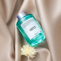 Diffuseur de parfum à bâtonnets en rotin avec bouteille en verre coloré de 120 ml pour la maison, emballage personnalisé OEM, commande en gros