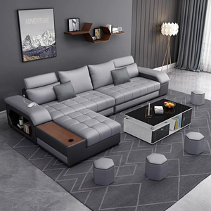 Ensemble de canapés modulaires en tissu en forme de L, designs modernes, canapés d'angle en forme de L, canapés, lit pour la maison, meubles de salon - Product Image 3