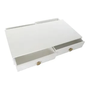 Mesa de Centro de MDF Madera Fresca 120x65x42cm Mandala Blanco - Product Image 4