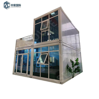 Bureau en conteneur à double étage personnalisable Zhongchen avec grandes fenêtres pleine hauteur et structure en acier durable