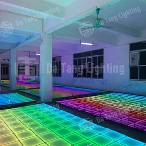 Dalles de sol LED RGB synchronisées avec la musique pour événements et fêtes en intérieur, indice de protection IP65, alimentation DC24V, éclairage pour parcs à thème - Product Image 6