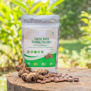 Poudre de protéines de Sacha Inchi fournie par l'usine |   Protéine végétale végétalienne en vrac de Plukenetia <span class=keywords><strong>Volubilis</strong></span> 60% de qualité alimentaire, extrait à base de plantes en bouteille - Product Image 5