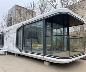 New Energy Smart Capsule Mobile Home Modern Fabricado Plegable Container House Panel Sandwich para Hotel Mall Use Instalación rápida - Product Image 3