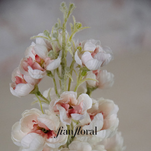 FONG IAN Fiore Artificiale di Delphinium a Stelo Lungo Rosa Intenso in Plastica Fatto a Mano Realistico per Centrotavola Matrimonio Natale Casa - Product Image 5