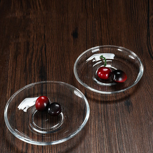 จานรองแก้วใสคุณภาพดี ขายดี พร้อมลายนูนรูปดอกไม้ มี 3 ขนาด - Product Image 3