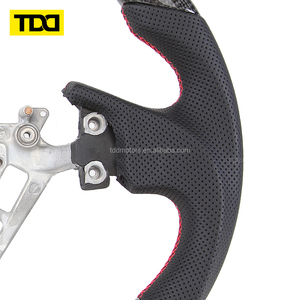 Volant sport en cuir de haute qualité TDD avec fibre de carbone compatible avec Infiniti G35 2004~2007 - Product Image 4