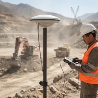 Antena GNSS de Alta Ganancia para Monitoreo de Deformaciones GPS/BD/GLONASS/Galileo, Precisión Milimétrica, Carcasa Robusta para Exteriores