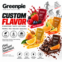 Gel énergétique classique Greenpie 22g de glucides, carburant d'endurance, énergie rapide, 12 sachets, gel énergétique de nutrition sportive OEM