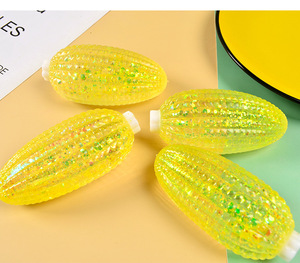 Juguetes Blandos Transparentes con Purpurina de Maíz, Pelota Antiestrés TPR, Juguete Sensorial para Aliviar el Estrés, Novedad para Niños, Regalo para Fiestas - Product Image 1