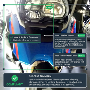 2 Adesivi in Gel 3D per Sopracciglia Anteriori per Moto BMW GS R1200 2017+ - Product Image 1