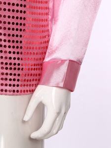 Chemise de danse pour hommes, vêtements de danse latine et jazz, costumes de scène, hauts pour la pole dance, fêtes à thème, défilés de mode, cérémonies, festivals - Product Image 5