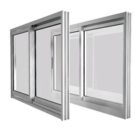 NFRC AS2047 CE NFRC TOMA Hochwertige Europäische Norm Doppelverglaste Aluminium-Fenster, Schiebefenster